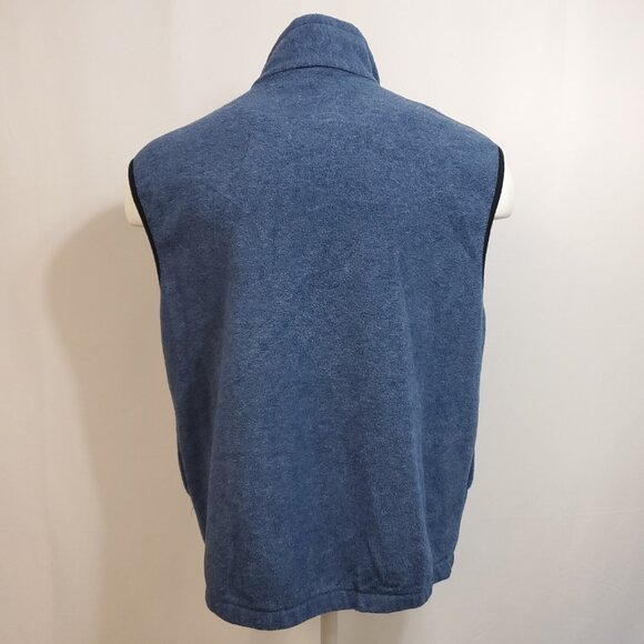 VTG Polar Graphics Fleece Vest Embroidered Alaska Logo Made in USA Pockets Large - Picture 4 of 8